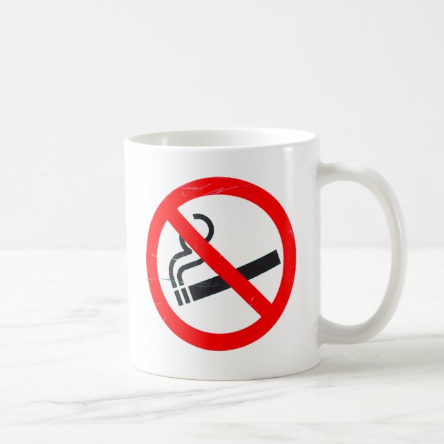 Nichtraucher Kaffeetasse (Rechts)
