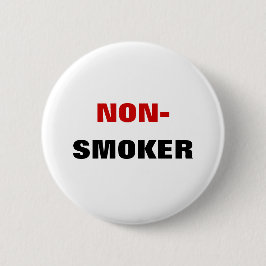 Nichtraucher - Knopf Button