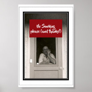 Nichtraucherzeichen Poster