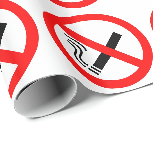 NICHTrauchzeichen - UK Signage Geschenkpapier (Rolleneckpunkt)