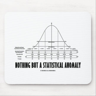 Nichts aber eine statistische Abweichung Mousepad