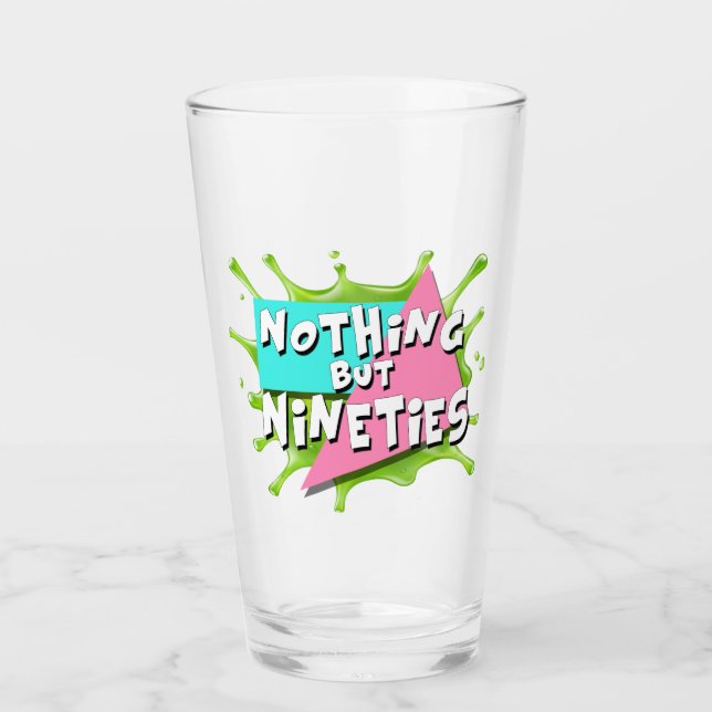 Nichts aber Neunzigerjahre - Glas (Vorderseite)
