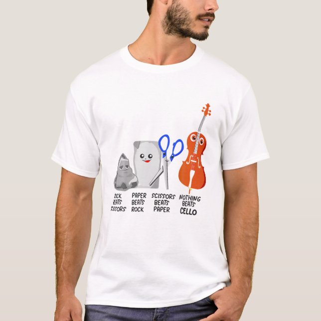 Nichts als Cello Cellist Marching Band Musiker T-Shirt (Vorderseite)