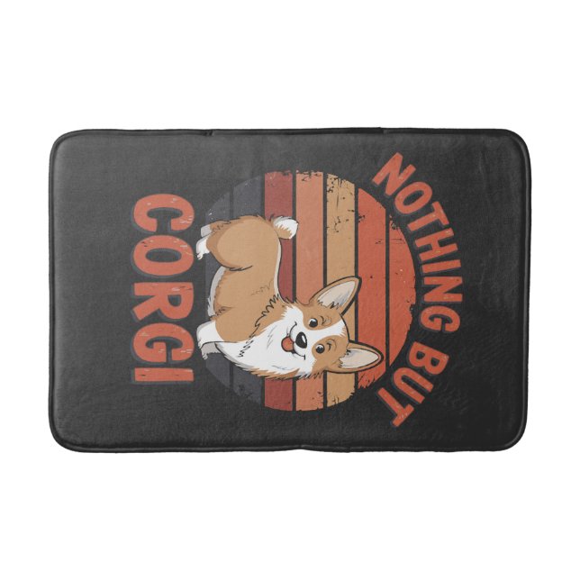 Nichts als Corgi Badematte (Vorderseite)