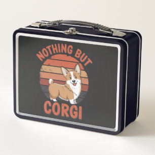 Nichts als Corgi Metall Brotdose