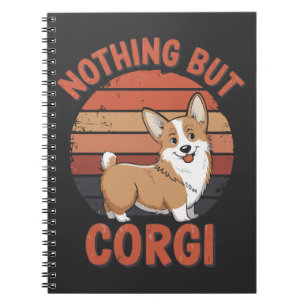 Nichts als Corgi Notizblock