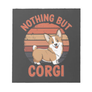 Nichts als Corgi Notizblock