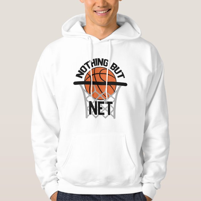 Nichts als die Idee eines Netto-Geschenks Basketba Hoodie (Vorderseite)