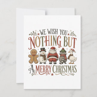 Nichts als ein frohes Weihnachten Einladung
