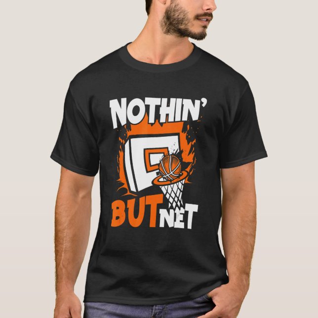 Nichts als Net Pro Player Beruflich Basketbal T-Shirt (Vorderseite)