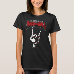 Nichts als Rock and Roll I Retro Rock Symbol I Ro T-Shirt