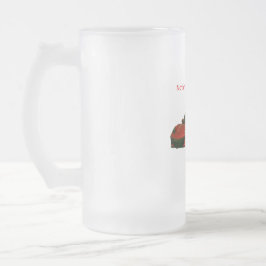 Nichts als Stachelrochen Mattglas Bierglas