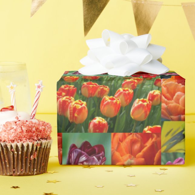 nichts als Tulpen Geschenkpapier (Geburtstagsparty)