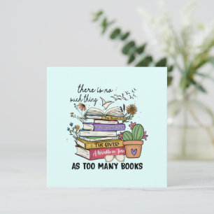 Nichts als zu viele Bücher