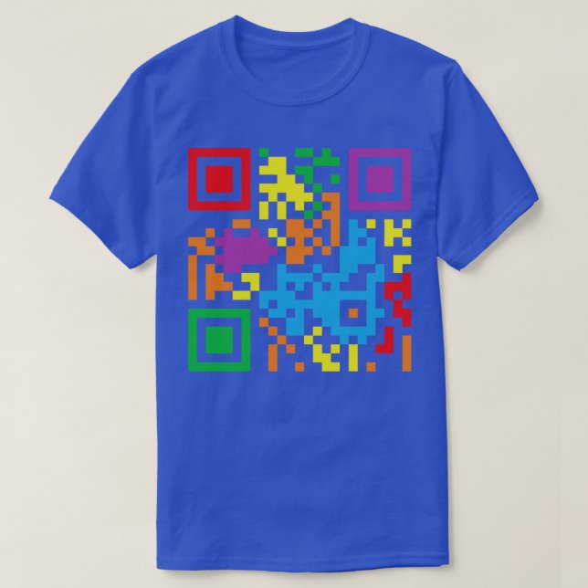 Nichts annehmen Nonbinary-Flagge Barcode T-Shirt (Design vorne)