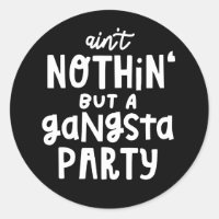 Nichts außer einem Gangsta Party 90er Hip Hop Rap