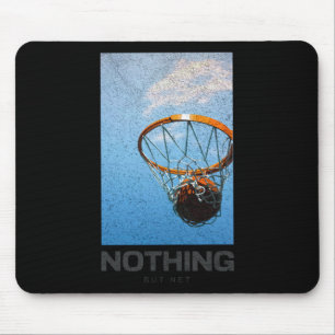 Nichts außer Net Basketball Minimalistisch Hoop Sk Mousepad