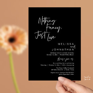 Nichts Besonderes, einfach nur Liebe, Moderne Hoch Einladung