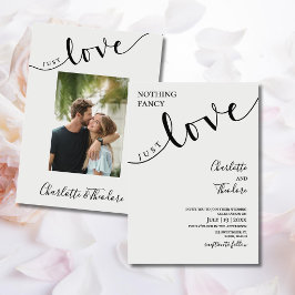 Nichts Besonderes, nur Liebe, Hochzeit, Schrift, E Einladung