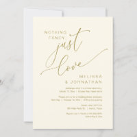 Nichts Besonderes, nur Liebe, Hochzeits-Elopement