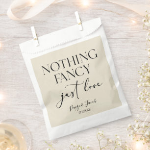Nichts Besonderes, nur Liebe Minimalistische Casua Geschenktütchen