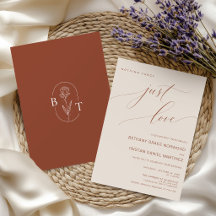 Nichts Besonderes, nur Liebe Terrakotta-Hochzeitss