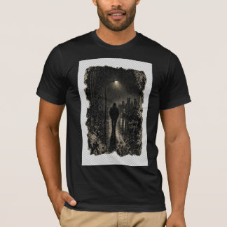 Nichts bleibt dunkles Urban Rain Grunge Art-T-Shir T-Shirt