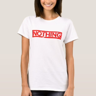 Nichts Briefmarke T-Shirt