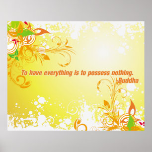 Nichts Buddha Poster