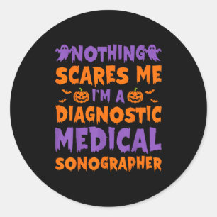 Nichts Es Mich Ich Bin Ein Diagnostischer Medizini Runder Aufkleber