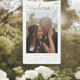 Nichts Extravagant nur Liebe Begrüßung Banner