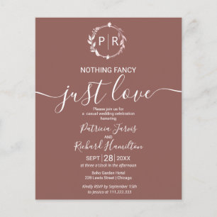 Nichts Extravagant nur Liebe Budget Hochzeit Einla