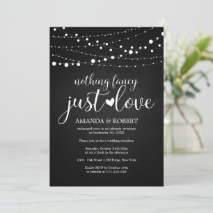 Nichts Extravagant nur Liebe Chalk Hochzeit Einlad Save The Date