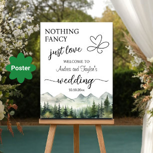 Nichts Extravagant nur Liebe Elegante Hochzeit Wil Poster