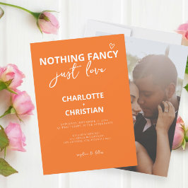 Nichts Extravagant nur Liebe farbenfrohe Retro Hoc Einladung