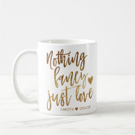 Nichts Extravagant nur Liebe | Gold Heart Micro We Kaffeetasse