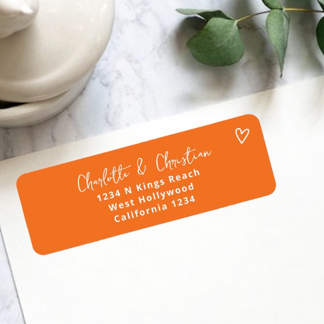 Nichts Extravagant nur Liebe Groovy Retro 70er Wed (Nothing Fancy Just Love Groovy Retro 70s Wedding Labels from Ricaso. Add your own address. )