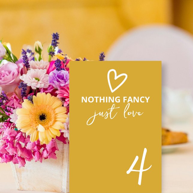 Nichts Extravagant nur Liebe Groovy Retro 70er Wed Tischnummer (Nothing Fancy Just Love Groovy Retro 70s Wedding Table Numbers from Ricaso. Fun colorful bold modern)