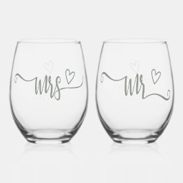 Nichts Extravagant nur Liebe Hochzeit Weinglas Ohne Stiel