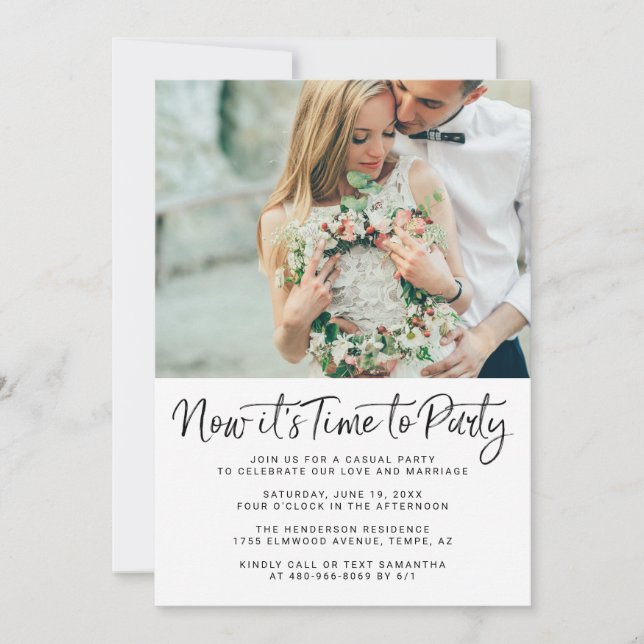 Nichts Extravagant nur Liebe | Hochzeitsempfang (Vorderseite)