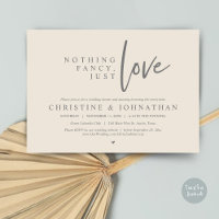 Nichts Extravagant, nur Liebe, Hochzeitsessen
