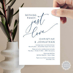Nichts Extravagant, nur Liebe, Hochzeitsessen Einladung