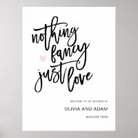 Nichts Extravagant nur Liebe Lässig Hochzeitswillk