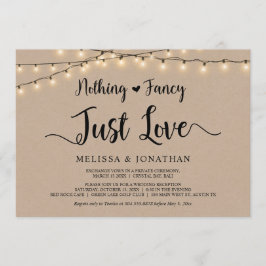 Nichts Extravagant, nur Liebe, Lichterklopfen Einladung