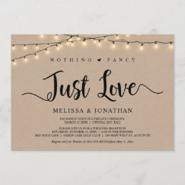 Nichts Extravagant, nur Liebe, Lichterklopfen Einladung