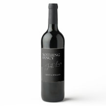 Nichts Extravagant, nur Liebe Minimal Script Weine