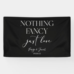 Nichts Extravagant nur Liebe Minimalistisch Lässig Banner