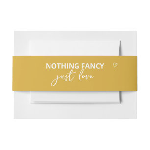 Nichts Extravagant nur Liebe Retro 70er Hochzeit Einladungsbanderole