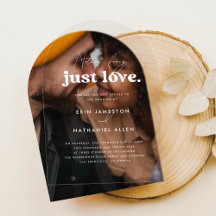 Nichts Extravagant nur Liebe Retro Groovy Arch Wed