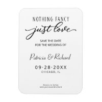 Nichts Extravagant nur Liebe Save the Date Nicht-F